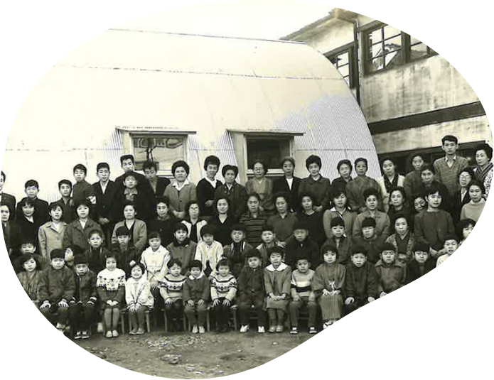 母子寮集合写真